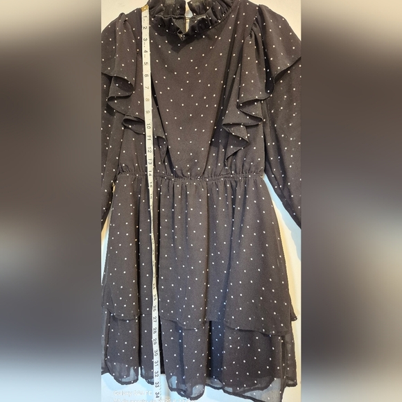 HYFVE Black Polka Dot Dress - Picture 3 of 8